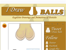 Tablet Screenshot of idrawballs.com
